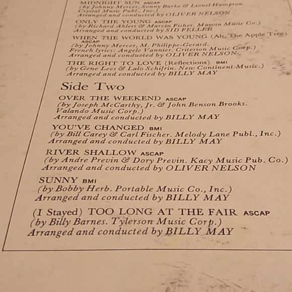 Lush Life/Nancy Wilson Vinyl Record Capitol Records - Picture 6 of 10